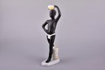 statuete, Āfrika, porcelāns, PSRS, LFZ - Lomonosova porcelāna rūpnīca, modeļa autors - Galina Stolbo...