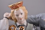 figurine, Folk dance, porcelain, Riga (Latvia), USSR, Riga porcelain factory, molder - Zina Ulste, 1...
