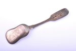 tea caddy spoon, silver, 84 standard, 36.10 g, 14.8 cm, by Linden Nikolai Gustav, 1908-1917, St. Pet...