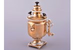 small cup, "Samovar", porcelain, M.S. Kuznetsov manufactory, Russia, 1891-1917, h (cup with lid) 19....