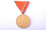 медаль, знак отличия Креста Признания, 1-я степень, серебро, 875 проба, Латвия, 20е-30е годы 20го ве...