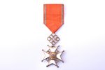 орден, Крест Признания, 5-я степень, серебро, эмаль, Латвия, 1938-1940 г....