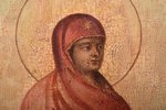 icon, Mother of God Bogolubskaya, board, painting, Russia, the 1st half of the 19th cent., 31.1 x 26...