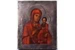 ikona, Ibērijas Dievmāte, dēlis, sudrabs, gleznojums, 84 prove, Dmitrija Udaļcova darbnīca, Krievija...