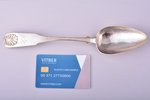 set of soup spoons, silver, 6 pcs., 84 standard, 361.65 g, 22.6 cm, by Cristoph Barthold Knuth, 1853...