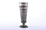 cup, views of Saint-Petersburg, tin, Russia, h 19.5 cm...
