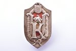 badge, firefighter's, Latvia, 20-30ies of 20th cent., 39 x 23.5 mm...