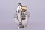 cream jug, silver, 84 standard, 229.20 g, gilding, h 11.7 cm, by Adolf Shper, 1835, St. Petersburg,...