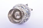 miniature jug, silver, "Caucasus", 84 standart, niello enamel, 1886-1896, 25.47 g, Vladikavkaz (Ordz...