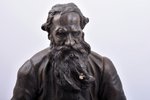 фигурная композиция, "Граф Толстой на пашне", по модели скульптора Соловьёвой Анны Андреевны, чугун,...