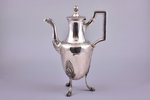 coffeepot, silver, 950 standard, 813.35 g, h 29.6 cm, France...