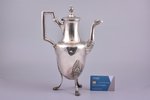coffeepot, silver, 950 standard, 813.35 g, h 29.6 cm, France...