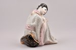 figurine, Chio-chio-san, porcelain, Riga (Latvia), USSR, sculpture's work, Riga porcelain factory, m...