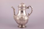 coffeepot, silver, 800 standard, 773.85 g, h 23.7 cm, Otto Schneider, Germany...