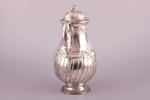 coffeepot, silver, 800 standard, 773.85 g, h 23.7 cm, Otto Schneider, Germany...