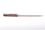 bayonet, M1924, total length 38 cm, blade length 24.7 cm, manufacturer "Perkun", Poland, an improved...