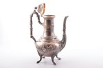 coffeepot, silver, 950 standard, 703.50 g, h 27.5 cm, France...