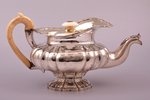 tējkanna (tējas uzlējumam), sudrabs, 84 prove, 565.90 g, 15.2 x 27.7 x 13.7 cm, 1840 g., Maskava, Kr...