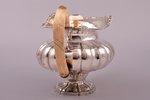 small teapot, silver, 84 standard, 565.90 g, 15.2 x 27.7 x 13.7 cm, 1840, Moscow, Russia...