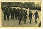 photography, Liepāja, garrison parade, Latvia, 20-30ties of 20th cent., 14x9 cm...