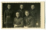 photography, Latvian Army, group of soldiers, Latvia, 20-30ties of 20th cent., 13,6x8,6 cm...