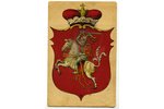 postcard, coat of arms of Lithuania, Lithuania, 20-30ties of 20th cent., 14x9 cm...