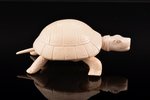 Statuete, "Bruņurupucis", mamuta ilknis, 3.1 x 7.8 x 5.1 cm...