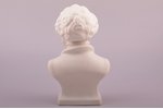 the bust of Alexander Pushkin, bisque, Riga (Latvia), M.S. Kuznetsov manufactory, molder - Elmars Ri...