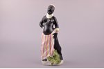 figurine, African Woman, porcelain, Riga (Latvia), USSR, sculpture's work, by Aldona Elfrida Pole-Ab...