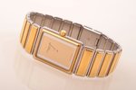 wristwatch, "Vacheron Constantin", Switzerland, gold plated, 18 K standart, steel, 2.4 x 1.9 cm, wit...