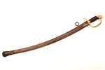 cavalry sabre (Tula), total length 85.2 cm, blade length 72 cm, scabbard is matched, Russia...