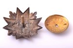 badge, Aizsargi (Defenders), Latvia, 20-30ies of 20th cent., 44.6 x 45.3 mm...