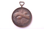 the medal of fruitful work, Latvia, 1940, 38.3 x 33.7 mm, without ribbon...