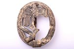 badge, General Assault Badge, 25 assaults, Germany, 30-40ies of 20th cent., 58.1 x 48.1 mm, missing...