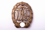 DRL sports badge, Germany, 30-40ies of 20th cent., 48.4 x 39.1 mm...