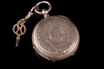 pocket watch, "Ludwig Rosenthal", Riga, Borel mechanism, Russia, Switzerland, silver, 84, 875 standa...