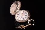 kabatas pulkstenis, "Ludwig Rosenthal", Rīga, mehānisms Borel, Krievijas impērija, Šveice, sudrabs,...