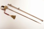 epee, Latvian army parade sword, blade length 84 cm, total length 97.2 cm, Latvia, the 20-30ties of...
