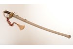Latvijas armijas Jātnieku pulka parādes zobens ar devīzi, asmens garums 90 cm, kopējais garums 106 c...