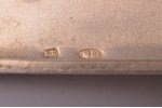 etvija, sudrabs, "Lauvas", 84 prove, 233.85 g, izgleznota emalja, 11.4 x 8.4 x 2 cm, 1908-1917 g., M...