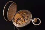 карманные часы, "Paul Buhre", Российская империя, металл, 7.3 x 5.75 см, Ø 57.5 мм, трещины на цифер...