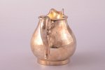 cream jug, silver, 84 standard, 153.90 g, gilding, h 7.8 cm, Master Vekman Andrey Vilhelm, 1879, Mos...