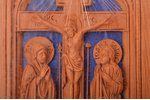 saliekama svētbilde, Kristus krustā sišana, Svētais Nikolajs Brīnumdarītājs, Sirdsskaidrais Radoņeža...