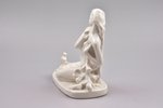 figurine, Grass-snake's bride (from a Lithuanian folk fairytale), porcelain, Riga (Latvia), USSR, sc...