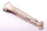 sugar tongs, silver, 84 standard, 52.60 g, 13.8 cm, the beginning of the 19th cent., Russia...