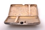 etvija, sudrabs, "Trīs spēkavīri", 875 prove, 157.90 g, ciļņošana, 9.1 x 10.4 x 1.9 cm, 1927-1946 g....