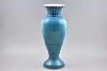 vase, porcelain, hand-painted, Minsk porcelain and faience factory, USSR, 1952-1957, 36 cm...
