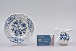 dekoratīvs šķīvis, krējumtrauks, porcelāns, Meissen, Vācija, 20. gs. sākums, Ø 14 cm...
