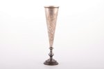 cup, silver, 84 standard, 125.90 g, engraving, h 20.9 cm, Kazakov Semyon, 1896-1907, Moscow, Russia...