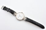 wristwatch, "Carl Andersson Kristianstad", silver, total weight (with watch strap) 120.80 g, Ø 49.5...